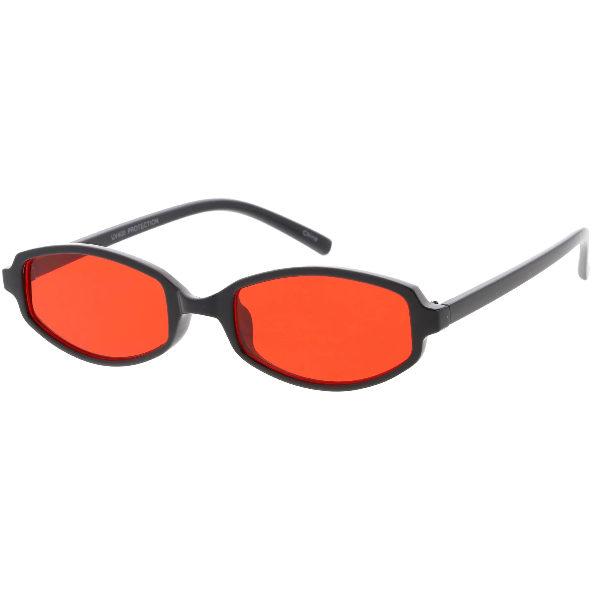 Retro Small Rectangle Color Toned Lens Sunglasses C751