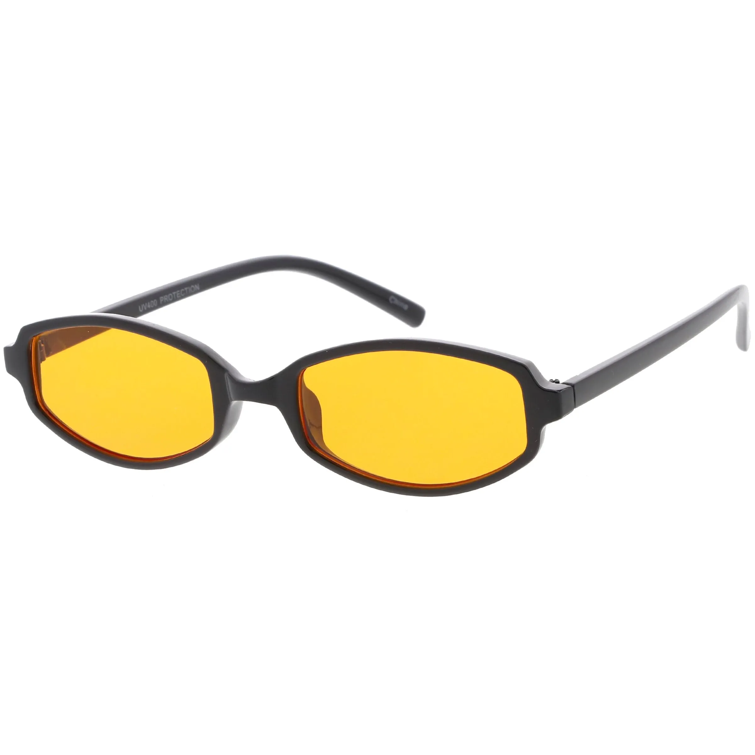 Retro Small Rectangle Color Toned Lens Sunglasses C751