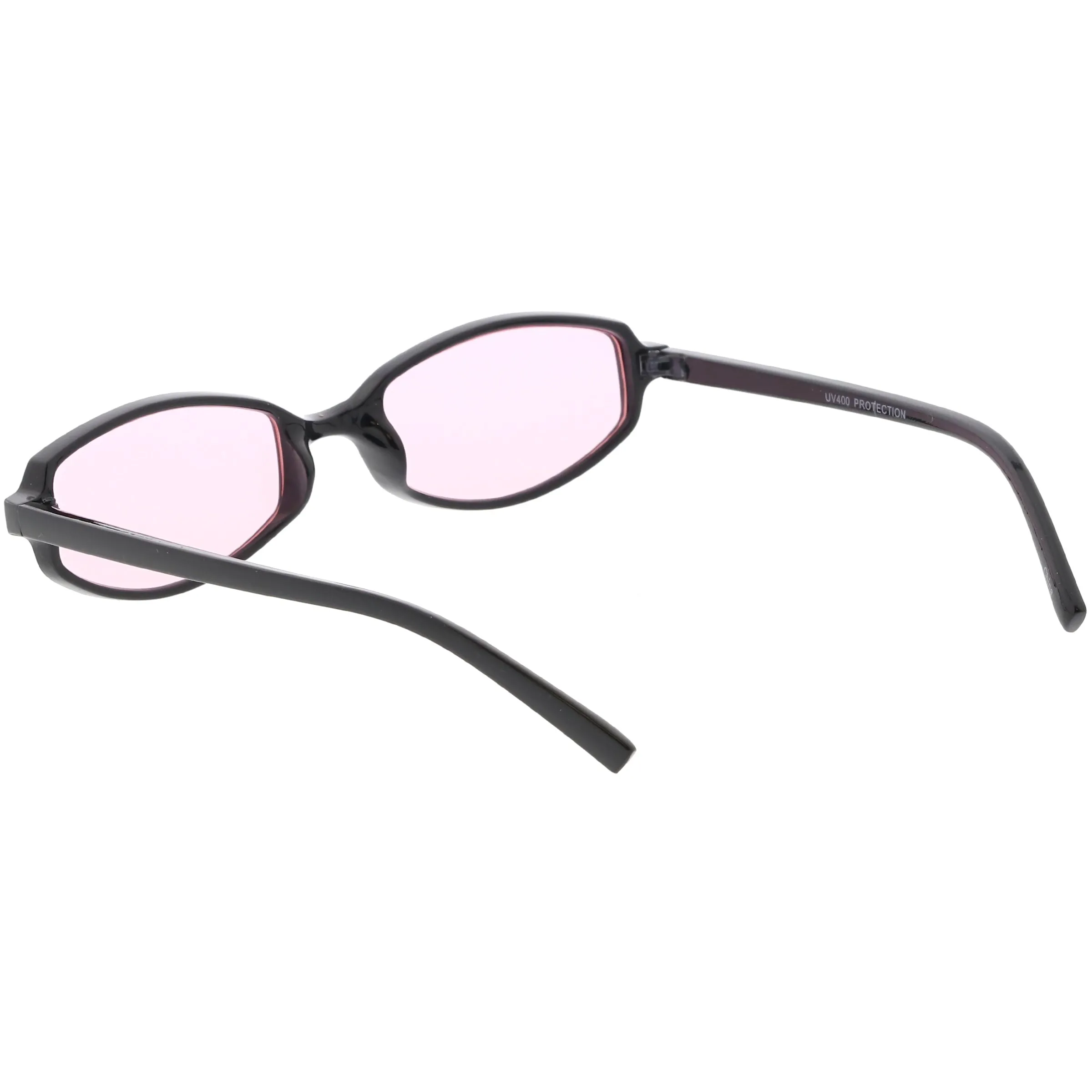 Retro Small Rectangle Color Toned Lens Sunglasses C751