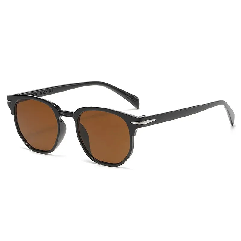 Retro Sunglasses Men Women Square Oval UV400 Eyeglasses