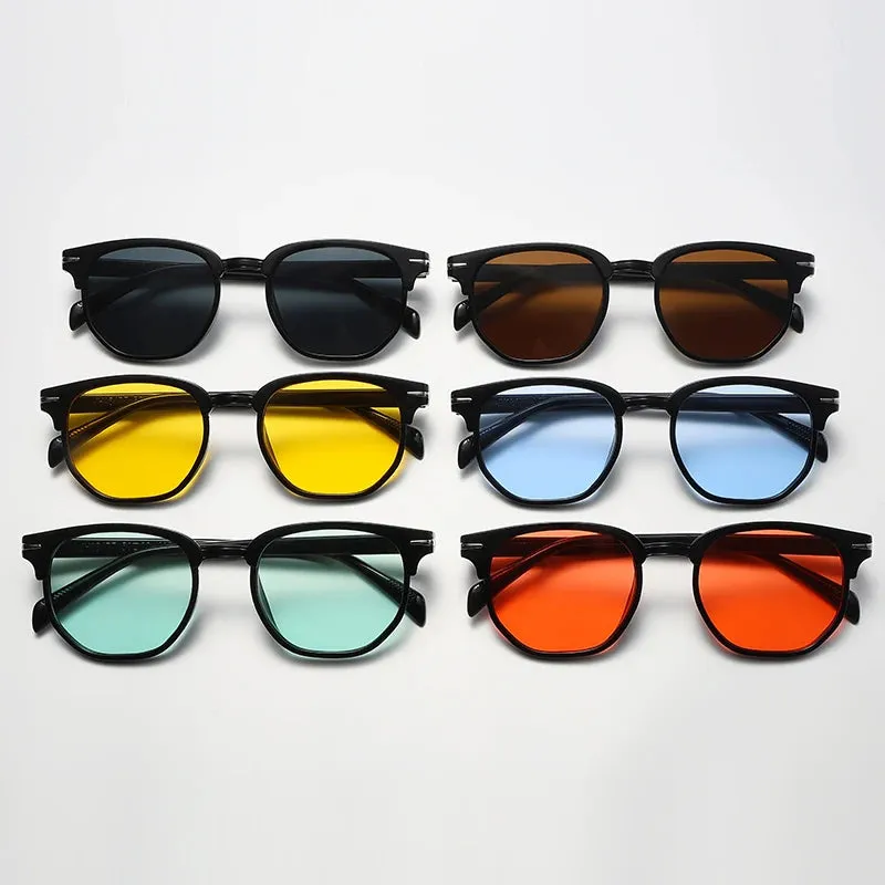 Retro Sunglasses Men Women Square Oval UV400 Eyeglasses