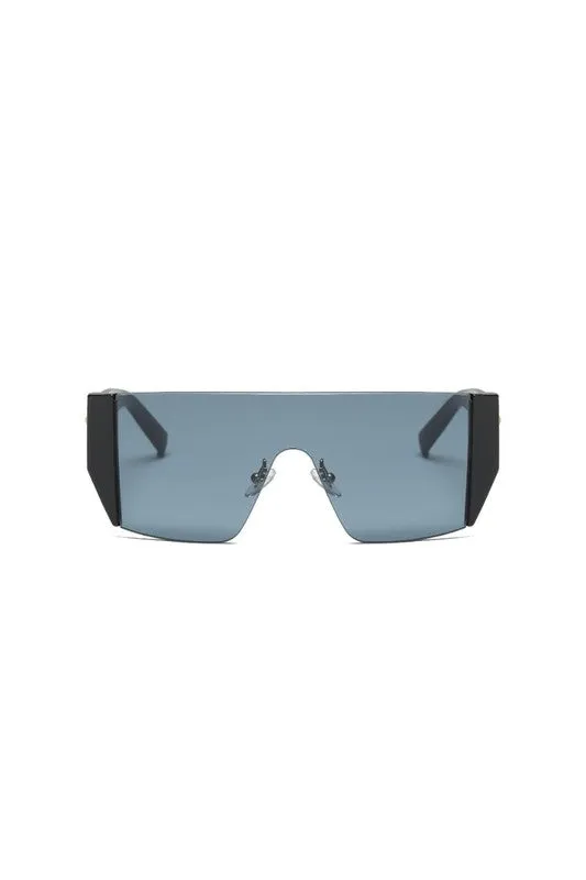 Retro Vintage Mirrored Square Fashion Sunglasses