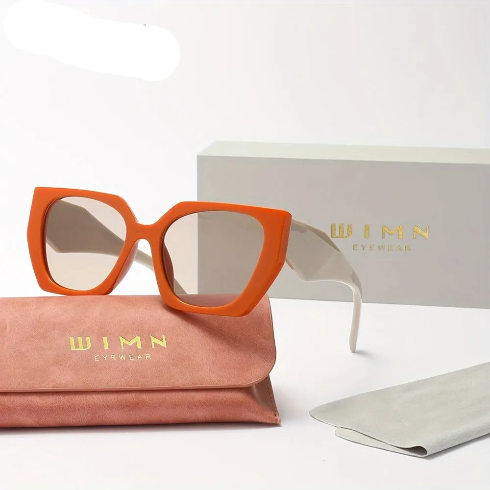 Retro Y2K Vibrant Colors Polarized Cat Eye Sunglasses