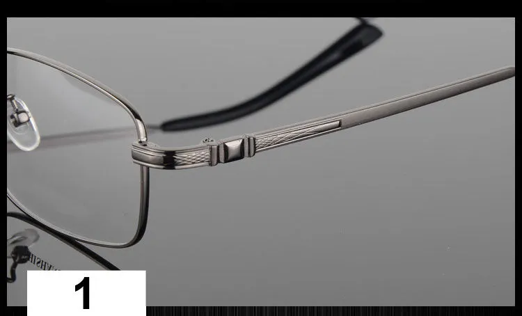 Reven Jate Men's Full Rim Square Alloy Eyeglasses 3517