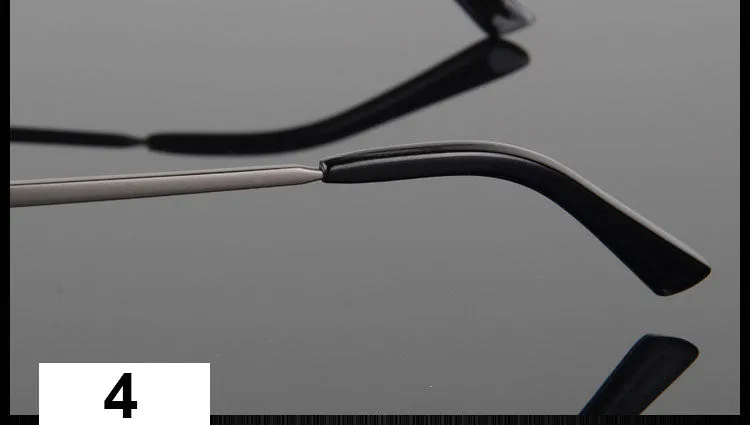 Reven Jate Men's Full Rim Square Alloy Eyeglasses 3517