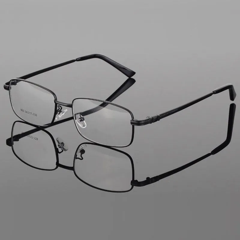 Reven Jate Men's Full Rim Square Alloy Eyeglasses 3517