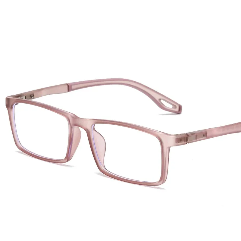 Reven Jate Mens Full Rim Square Plastic Eyeglasses 81308