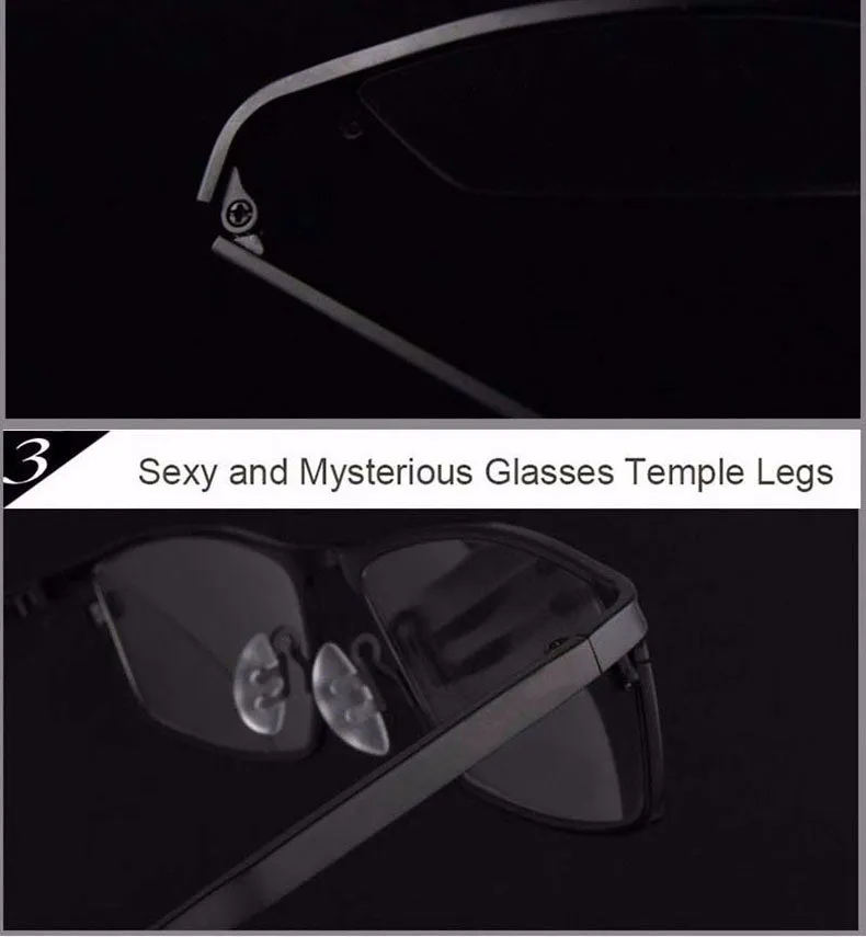 Reven Jate Men's Full Rim Square Titanium Eyeglasses P8184