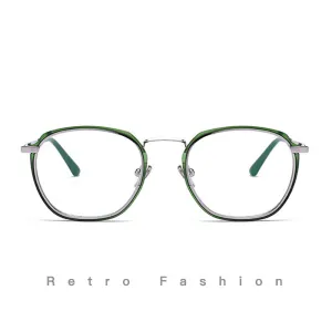Reven Jate Tr90 Unisex Eyeglasses Round 1718063