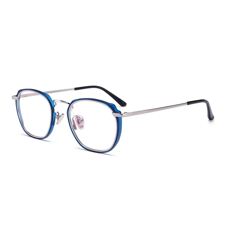Reven Jate Tr90 Unisex Eyeglasses Round 1718063