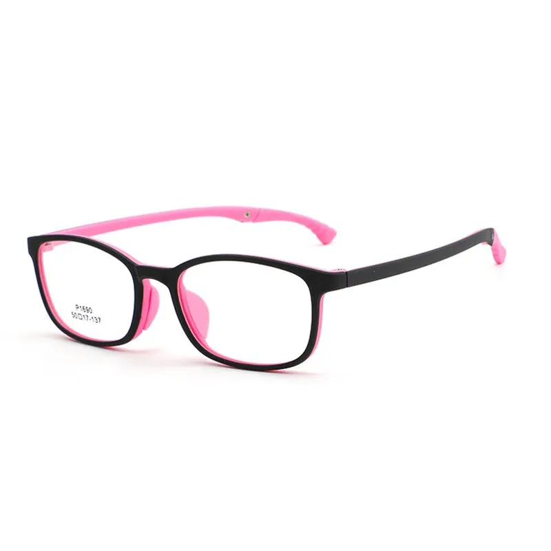 Reven Jate Unisex Children's Full Rim Square Tr 90 Eyeglasses W1690