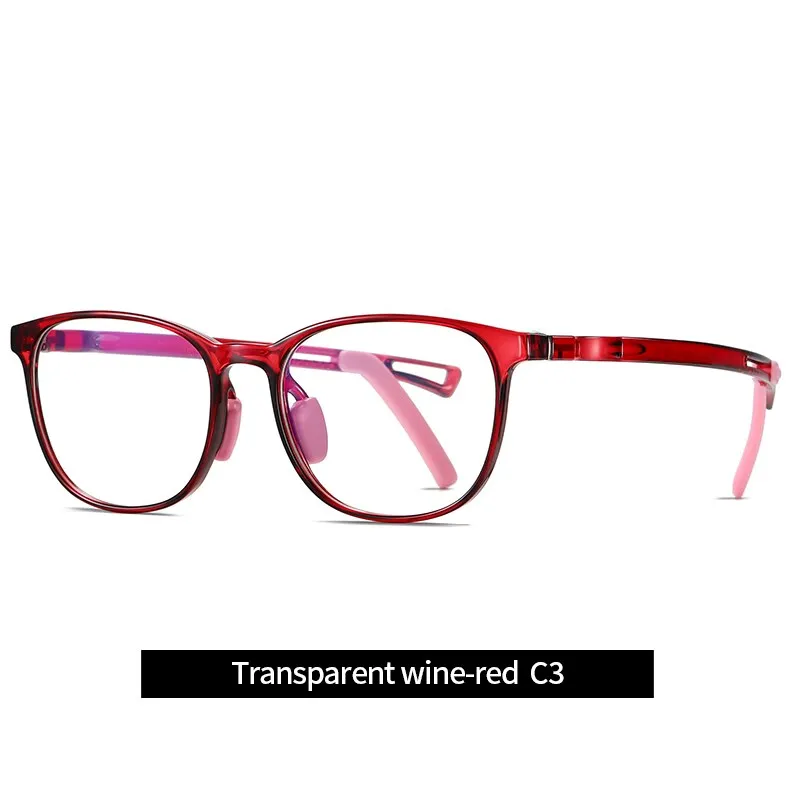Reven Jate Unisex Children's Full Rim Square Tr 90 Silicone Eyeglasses 5111