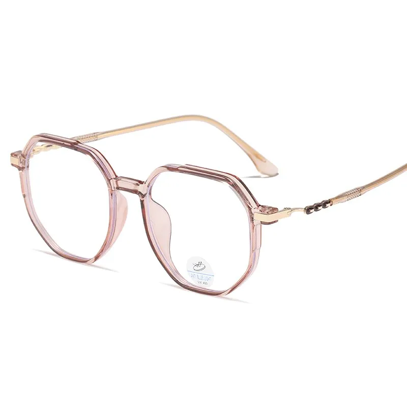 Reven Jate Unisex Full Rim Polygon Oval Tr 90 Eyeglasses 81240