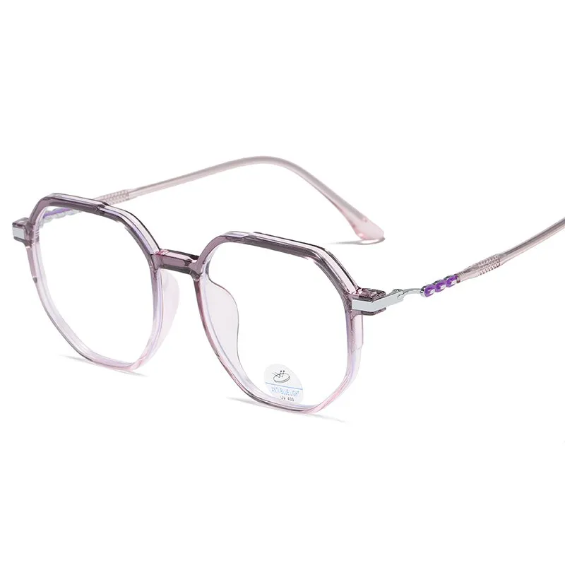 Reven Jate Unisex Full Rim Polygon Oval Tr 90 Eyeglasses 81240