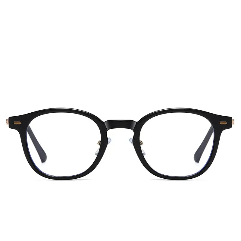 Reven Jate Unisex Full Rim Round Plastic Eyeglasses B1810