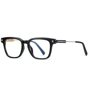Reven Jate Unisex Full Rim Square Acetate Eyeglasses 2068