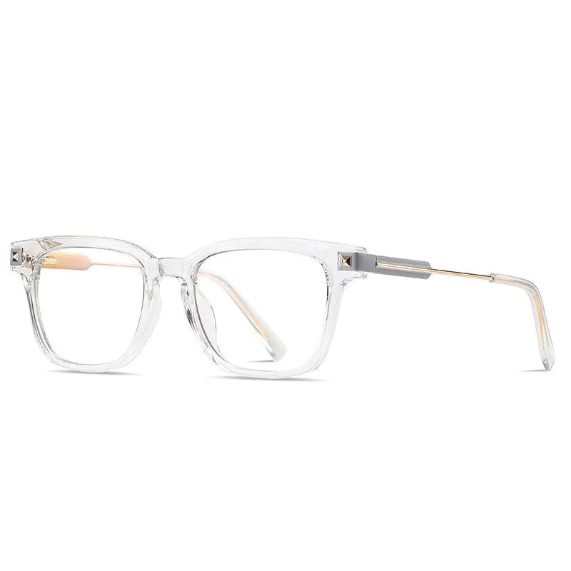 Reven Jate Unisex Full Rim Square Acetate Eyeglasses 2068