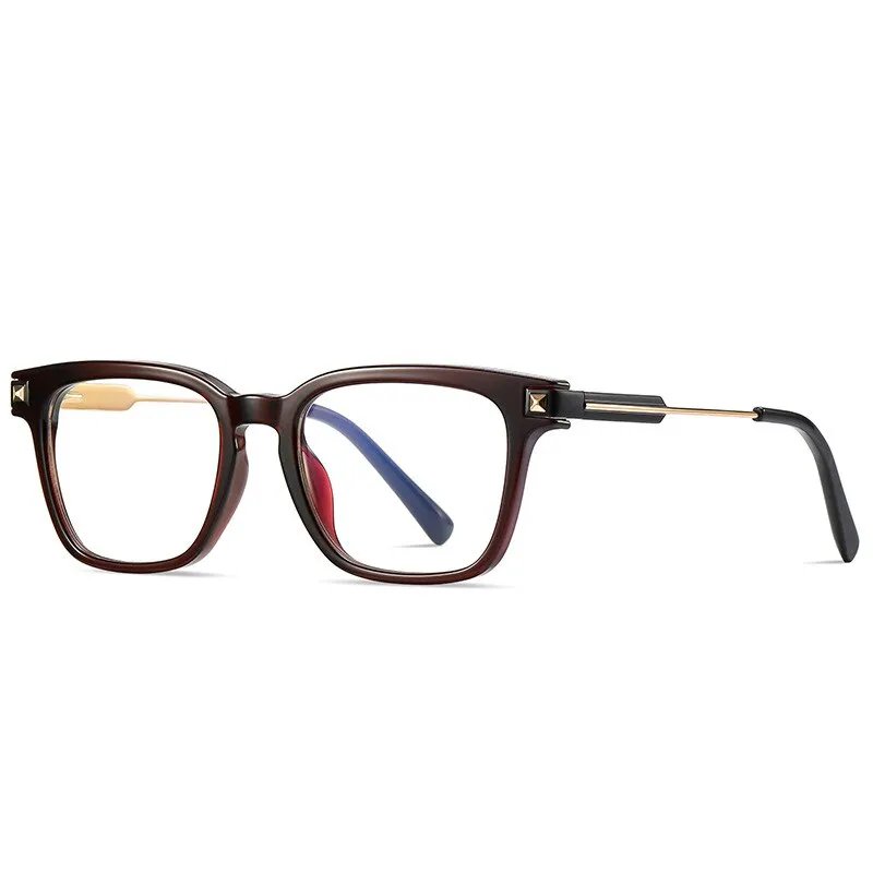 Reven Jate Unisex Full Rim Square Acetate Eyeglasses 2068