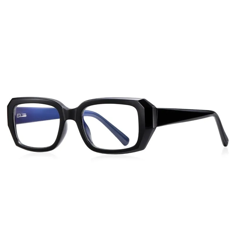 Reven Jate Unisex Full Rim Square Acetate Eyeglasses 2154