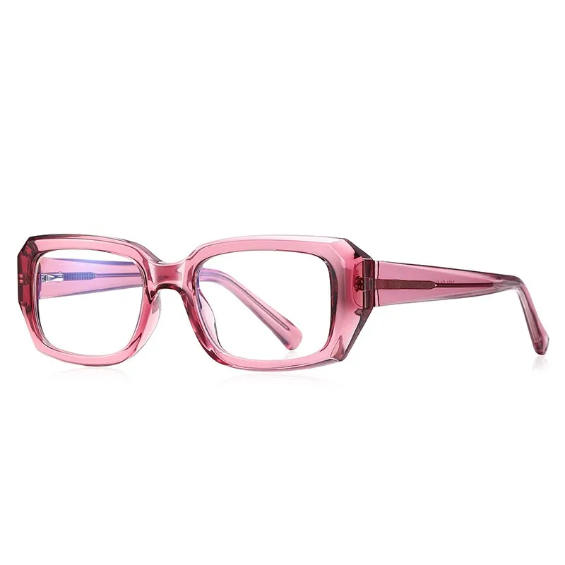 Reven Jate Unisex Full Rim Square Acetate Eyeglasses 2154