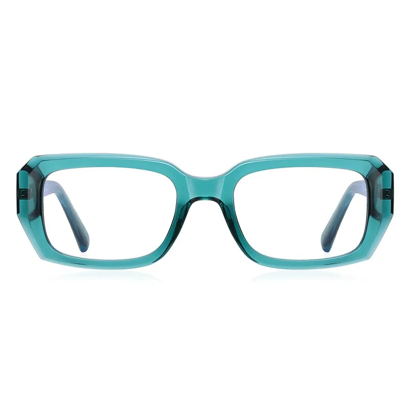 Reven Jate Unisex Full Rim Square Acetate Eyeglasses 2154
