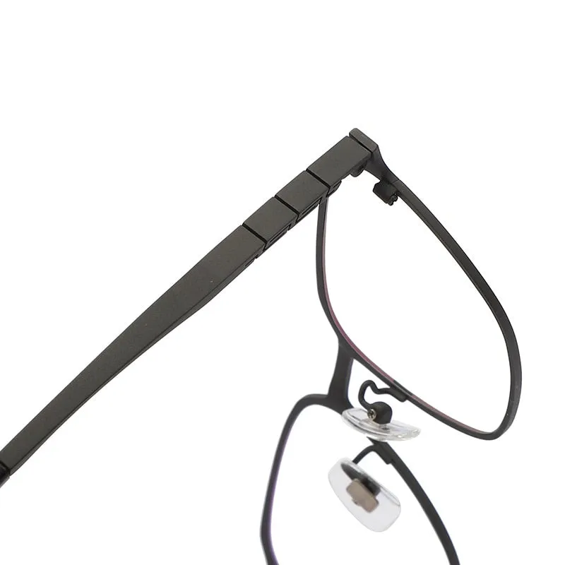 Reven Jate Unisex Full Rim Square Titanium Frame Eyeglasses 71075