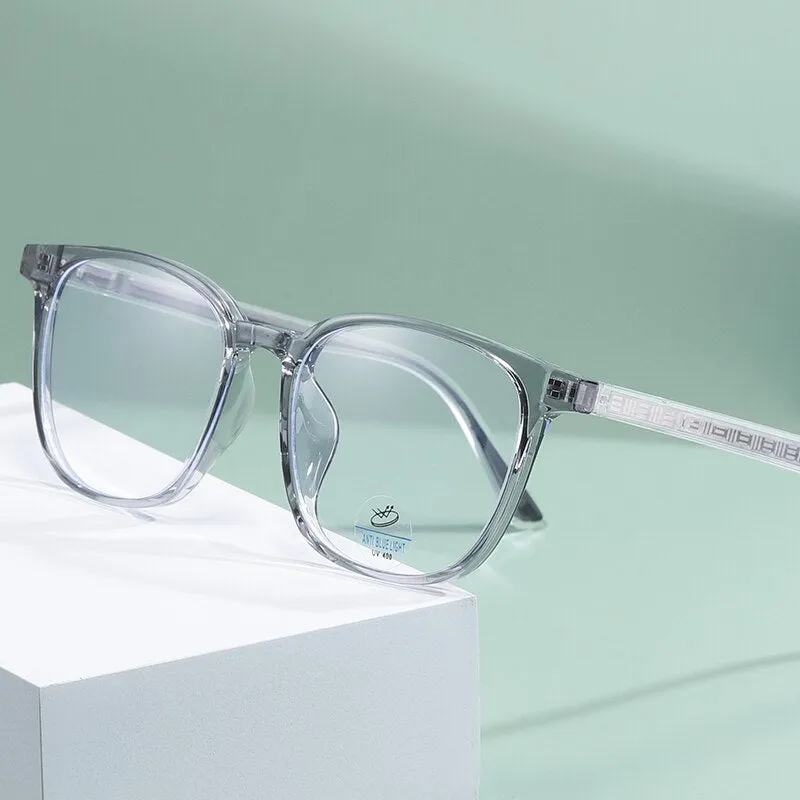 Reven Jate Unisex Full Rim Square Tr 90 Acetate Eyeglasses 81245