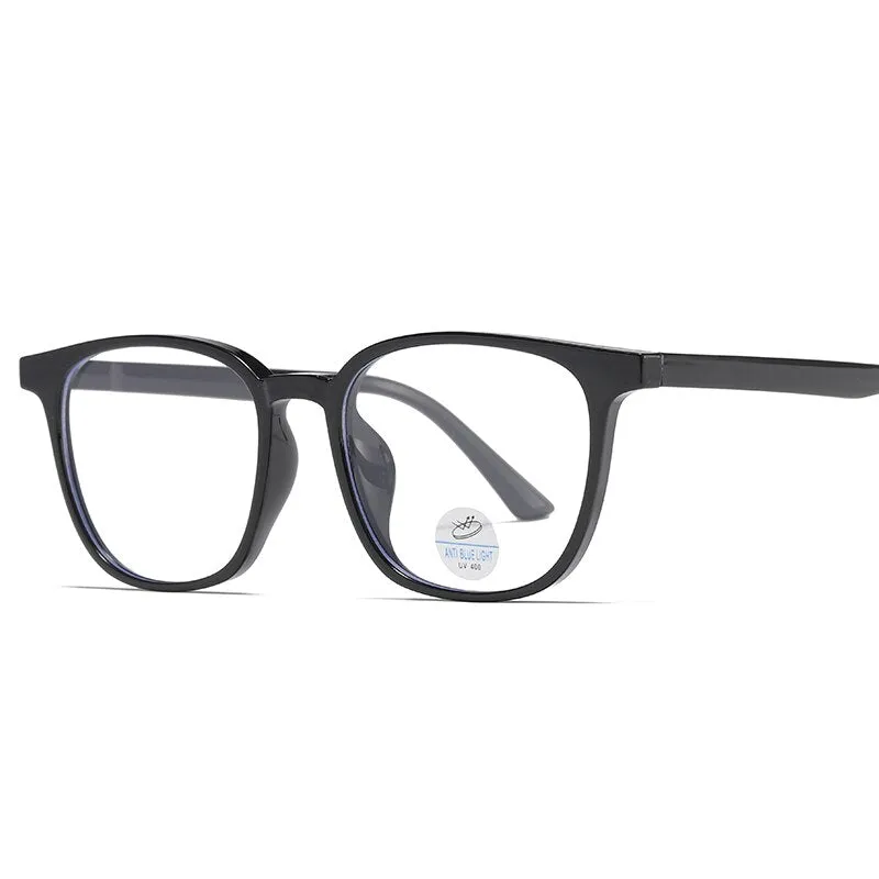 Reven Jate Unisex Full Rim Square Tr 90 Acetate Eyeglasses 81245