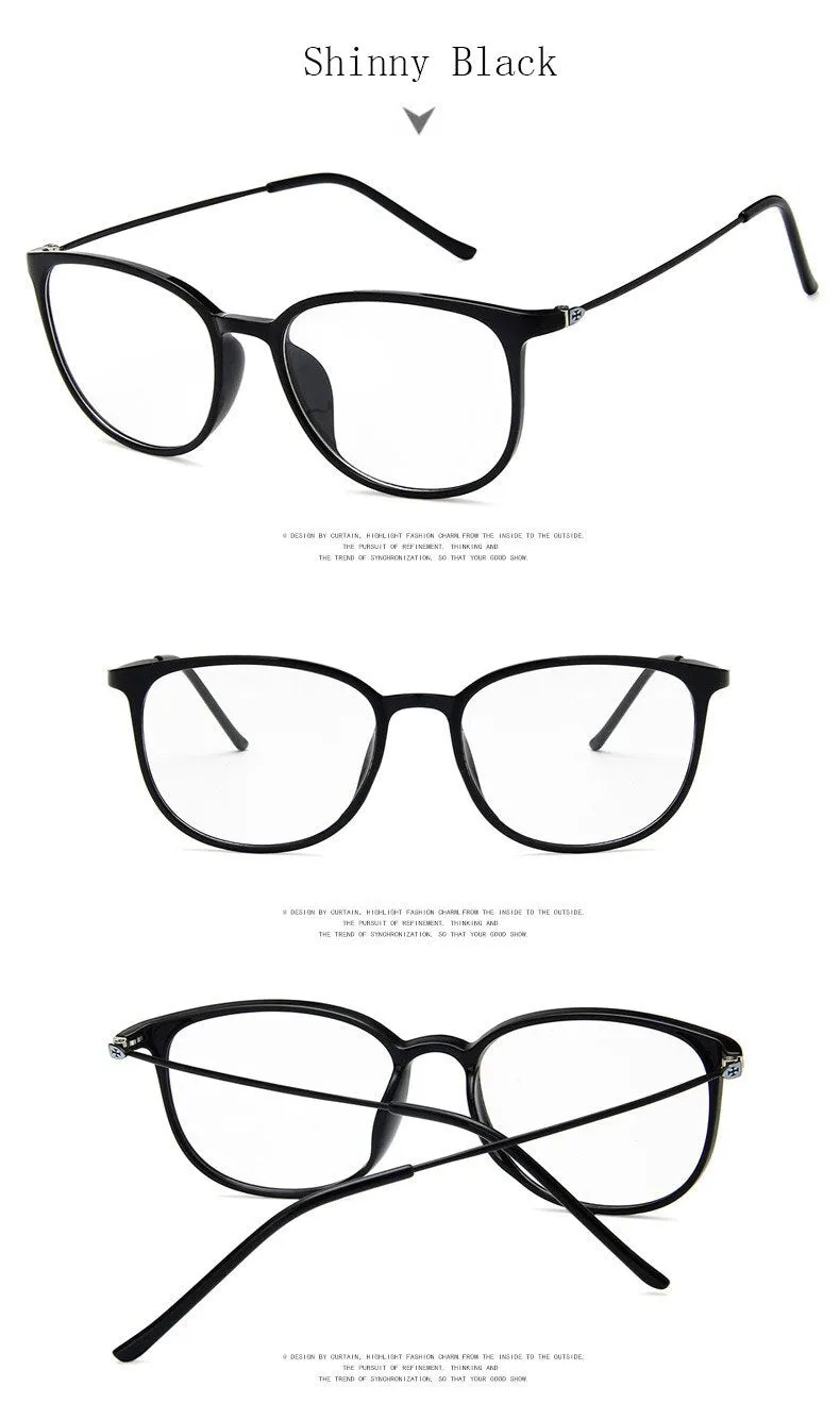 Reven Jate Unisex Full Rim Square Tr 90 Eyeglasses J872