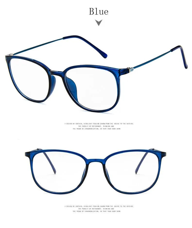 Reven Jate Unisex Full Rim Square Tr 90 Eyeglasses J872