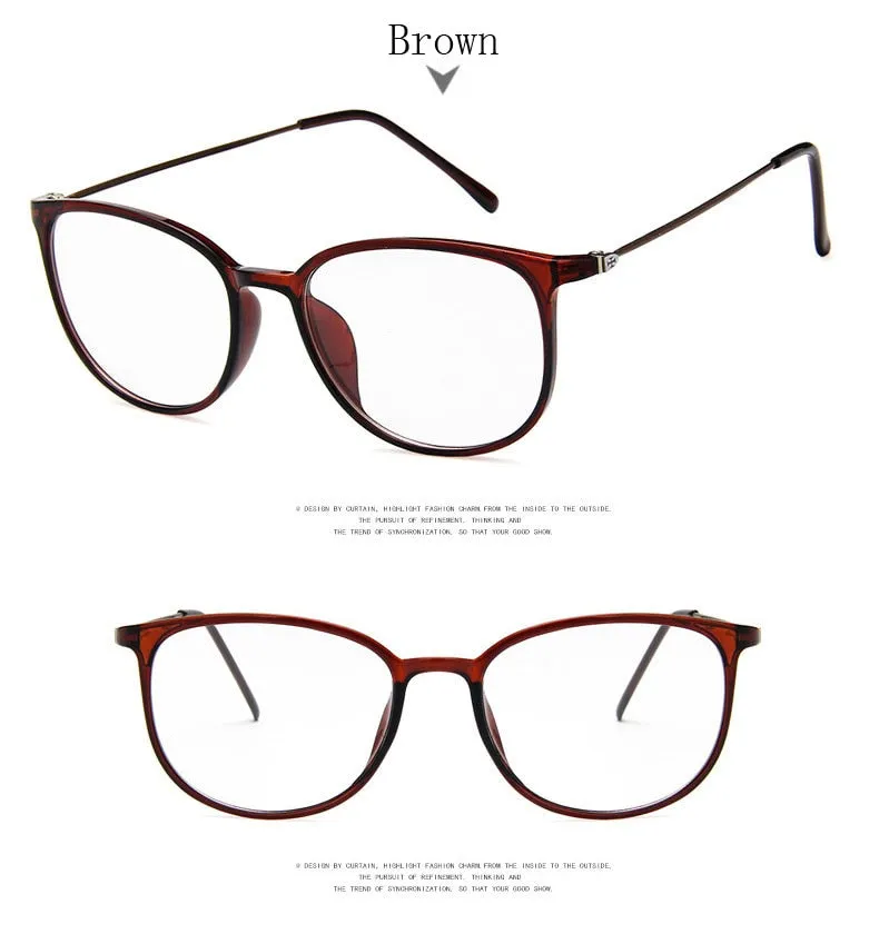 Reven Jate Unisex Full Rim Square Tr 90 Eyeglasses J872