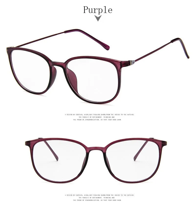 Reven Jate Unisex Full Rim Square Tr 90 Eyeglasses J872