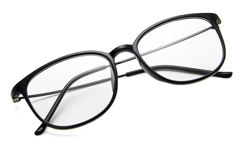 Reven Jate Unisex Full Rim Square Tr 90 Eyeglasses J872