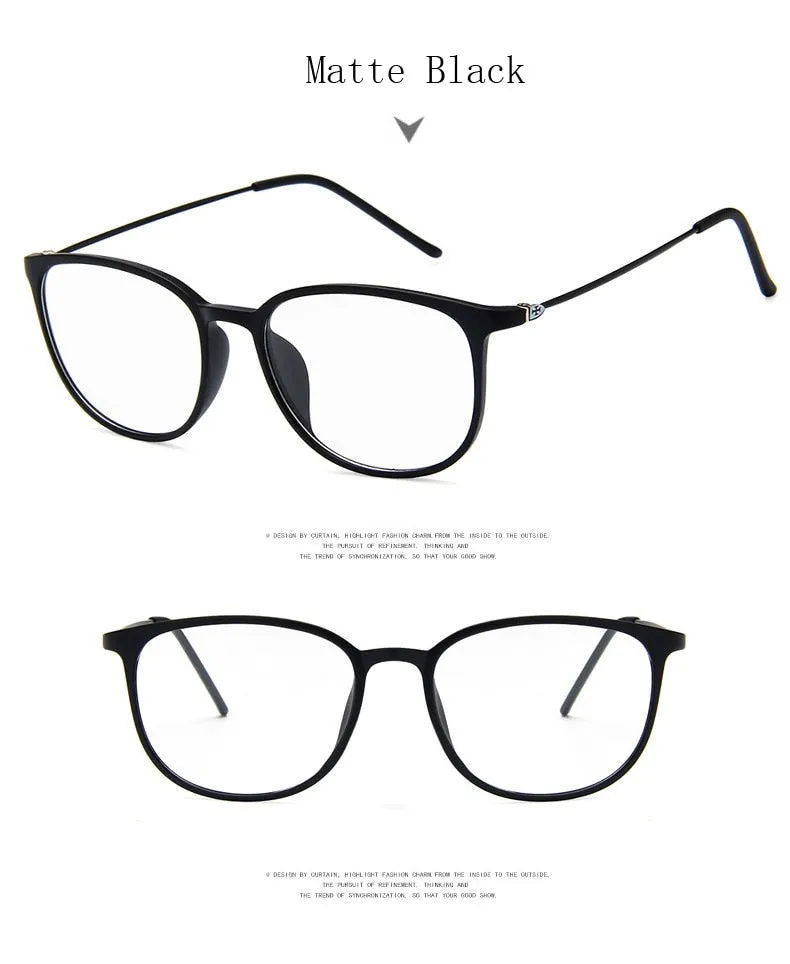 Reven Jate Unisex Full Rim Square Tr 90 Eyeglasses J872