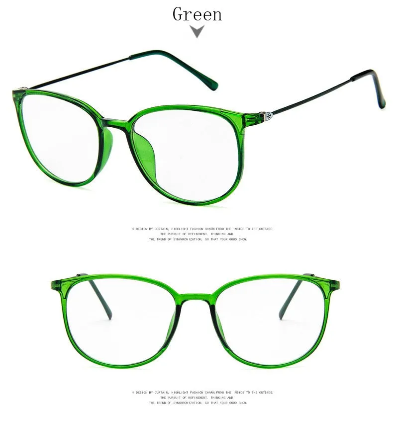 Reven Jate Unisex Full Rim Square Tr 90 Eyeglasses J872
