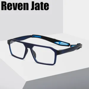 Reven Jate Unisex Full Rim Square Tr 90 Sport Eyeglasses 1218