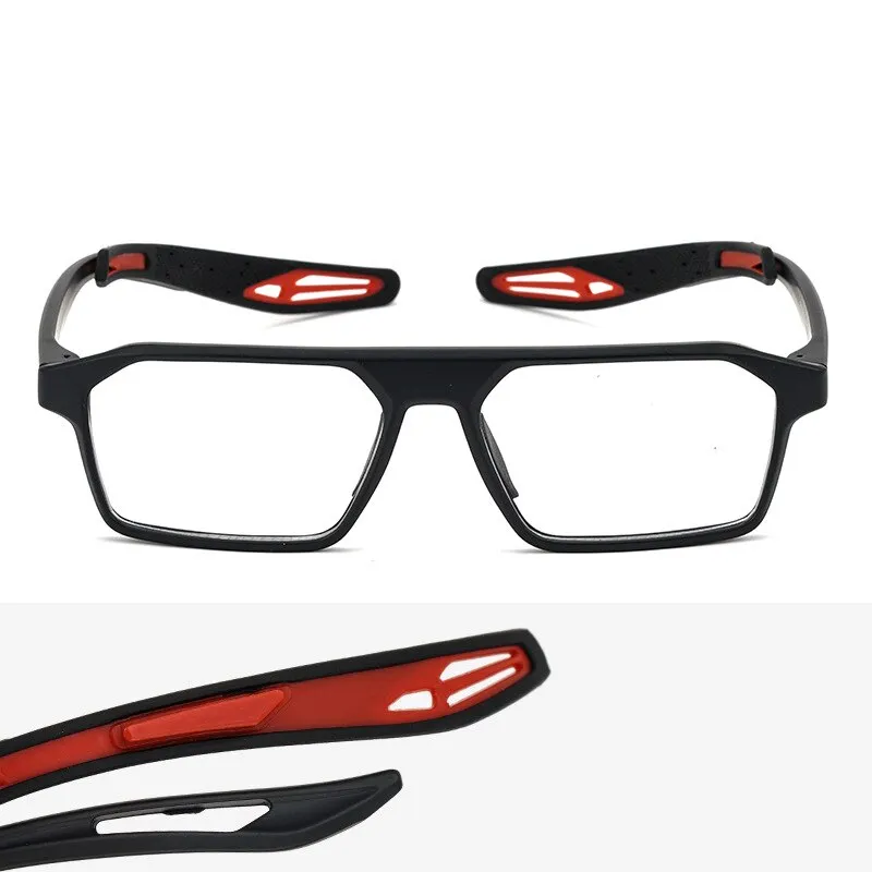 Reven Jate Unisex Full Rim Square Tr 90 Sport Eyeglasses 1218
