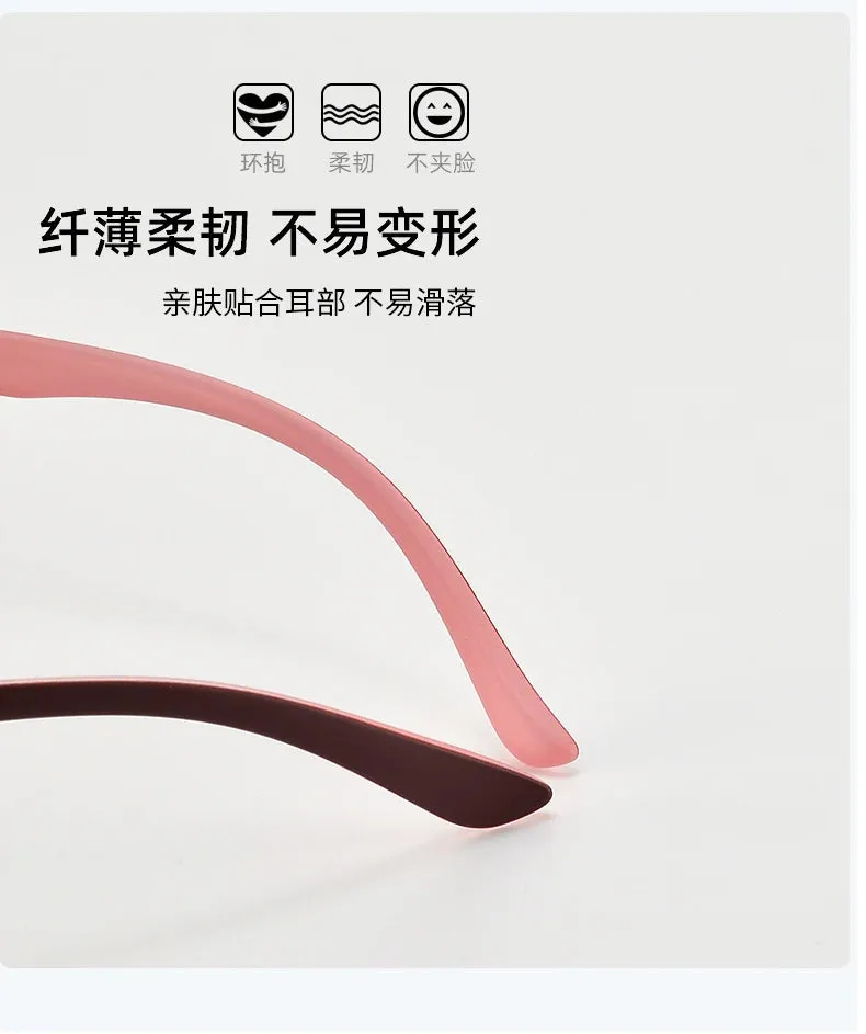 Reven Jate Unisex Small Full Rim Square Plastic Eyeglasses 1056