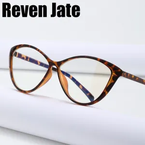 Reven Jate Women's Full Rim Square Cat Eye Tr 90 Eyeglasses 5865