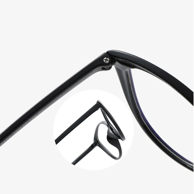 Reven Jate Women's Full Rim Square Cat Eye Tr 90 Eyeglasses 5865