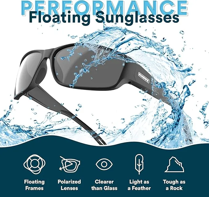 Rheos Bahias Floating Boating & Fishing Polarized Anti-Glare Sunglasses