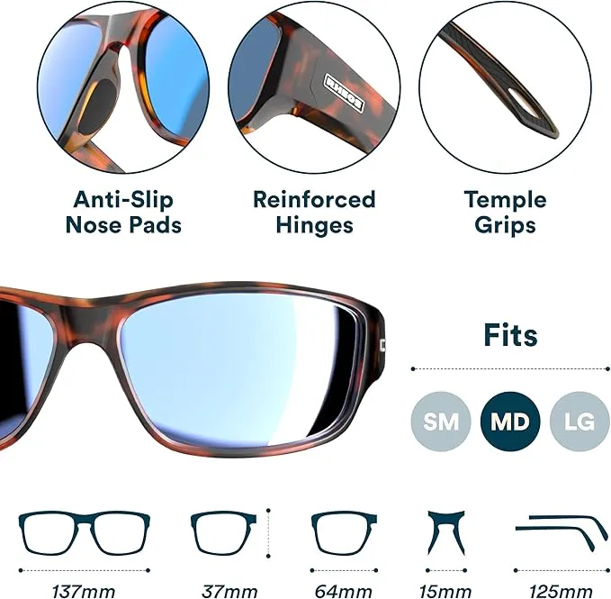 Rheos Bahias Floating Boating & Fishing Polarized Anti-Glare Sunglasses