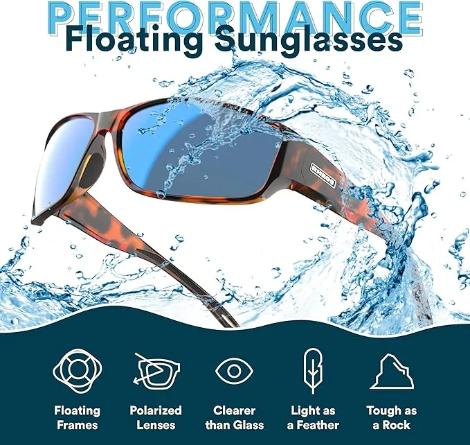 Rheos Bahias Floating Boating & Fishing Polarized Anti-Glare Sunglasses