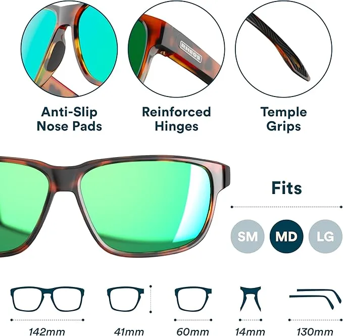 Rheos Edgewater Floating Boating & Fishing Polarized Anti-Glare Sunglasses