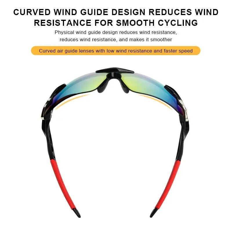 RIDERACE Sports Men Sunglasses Road Bicycle Glasses Mountain Cycling Riding Protection Goggles Eyewear Mtb Bike Sun Glasses