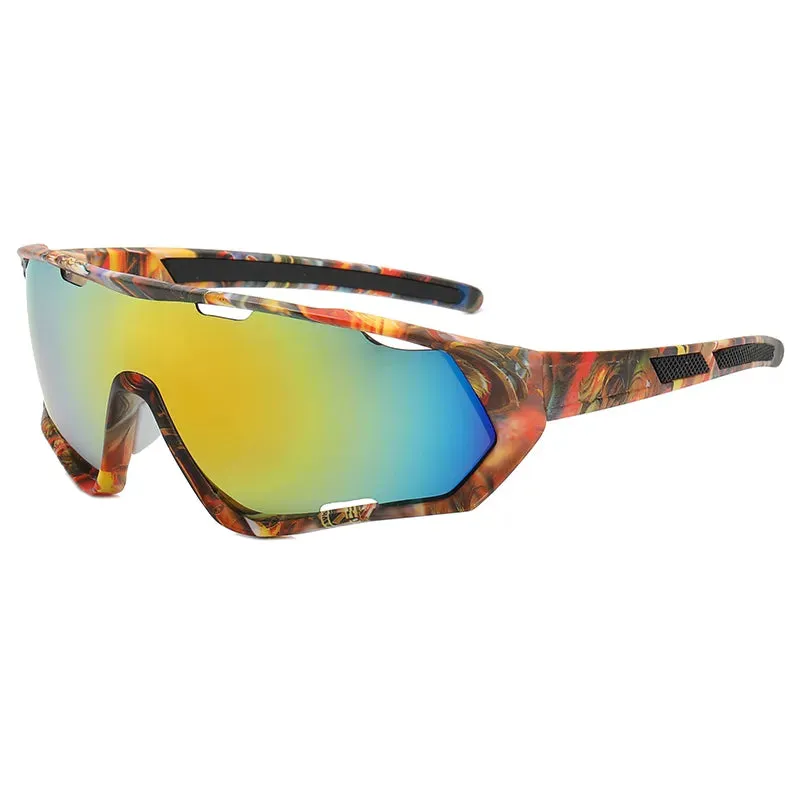 Riding Glasses Cycling Sunglasses UV400 Sports Glasses Bicycle Mountain Bike Eyewear Men's & Women’s Sunglasses Road Goggles