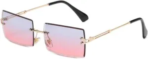 Rimless Sunglasses Women Fashion Sun Glasses Summer Decorative Frameless Eyeglasses