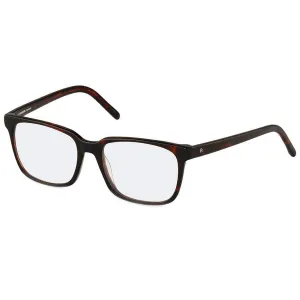 Rodenstock Men's Eyeglasses - Dark Havana Frame Square | R5305-B-55-18-145