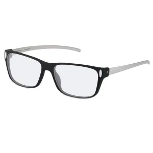 Rodenstock Men's Eyeglasses - Demo Lens Black Frame Rectangular | R8012-A-58-16-155