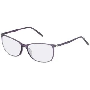 Rodenstock Women's Eyeglasses - Demo Lens Purple Frame Cat Eye | R7038-F-56-16-140